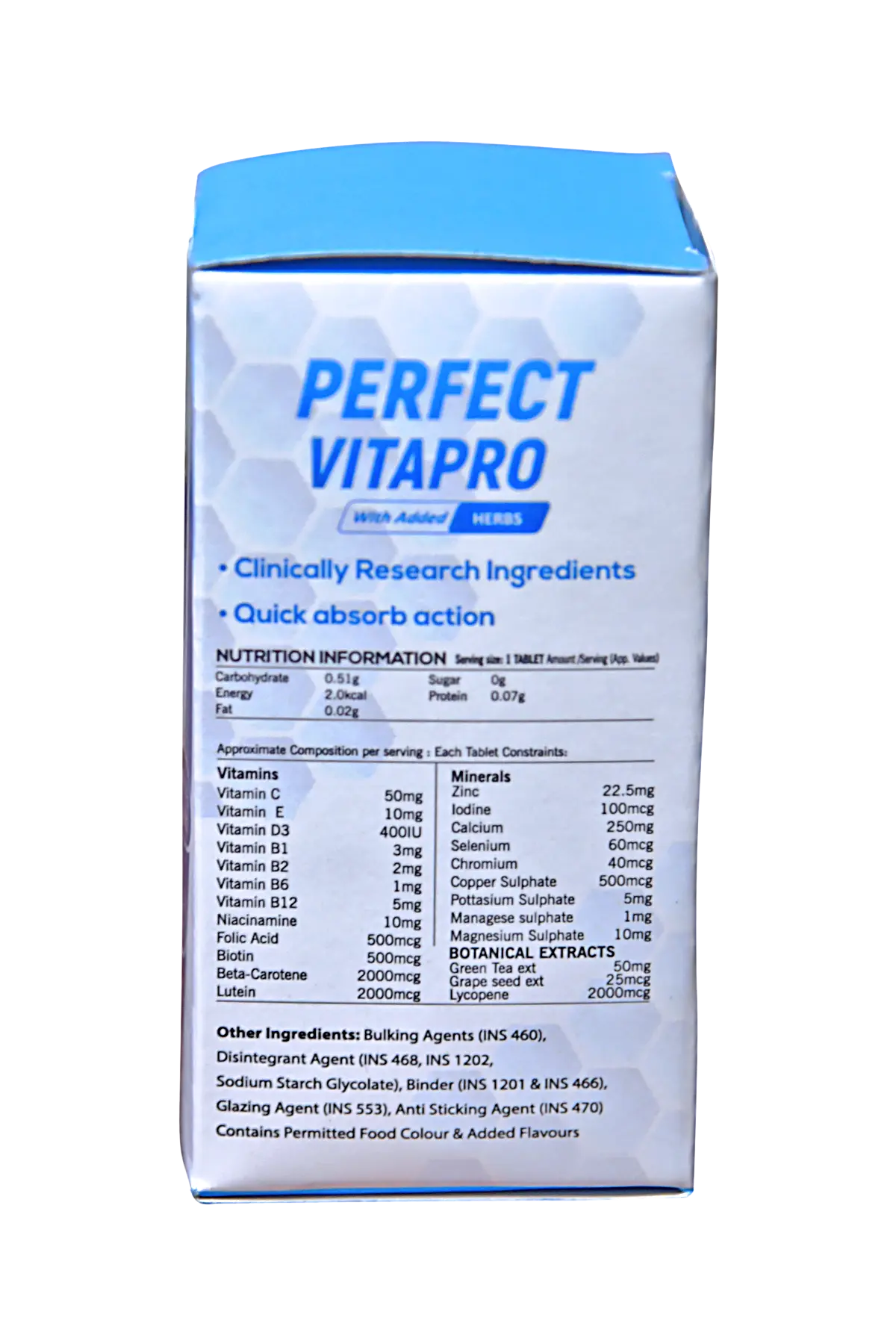 MUSCLE & STRENGTH INDIA PERFECT VITAPRO 60 TABLETS - Muscle & Strength India - India's Leading Genuine Supplement Retailer 