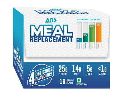 ANS Meal Replacement - Pack of 16 - India's Leading Genuine Supplement Retailer