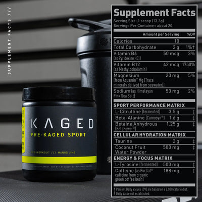 Kaged Pre Kaged Sport - India's Leading Genuine Supplement Retailer