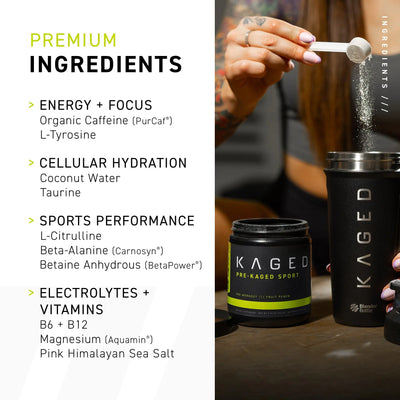 Kaged Pre Kaged Sport - India's Leading Genuine Supplement Retailer