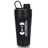 M&S Steel Shaker Bottle Hot & Cold (Black) - Muscle & Strength India - India's Leading Genuine Supplement Retailer 